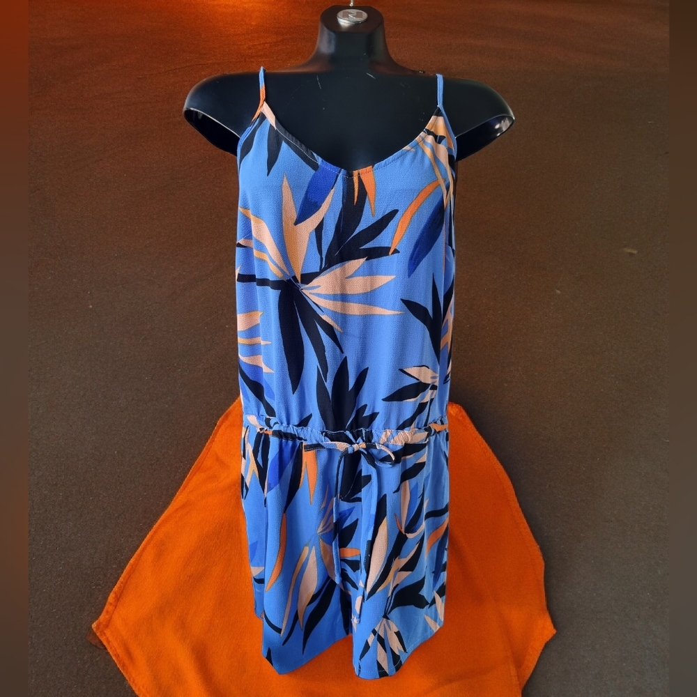 C & E Tropical Print Romper